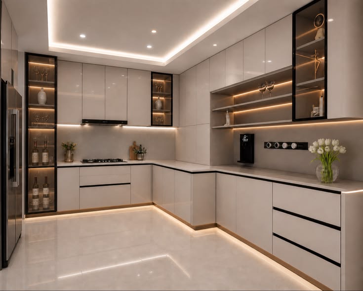 L-Shaped Kitchen design 9